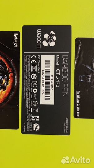 Графический планшет wacom bamboo 470