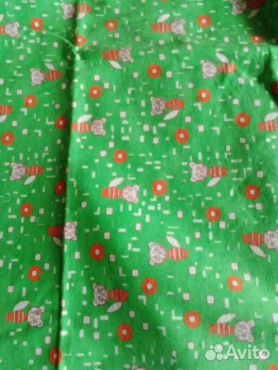 Отрезы ткани х/б и фланель СССР винтаж рукоделие