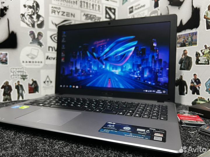 Идеальный игровой ноутбук Asus/core i5/GF740m/8gb