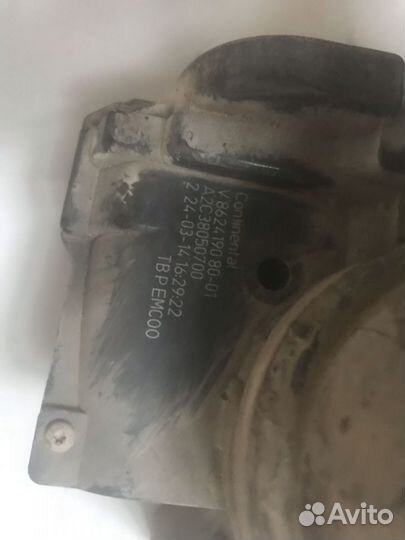 Заслонка дроссельная электрическая Peugeote 408