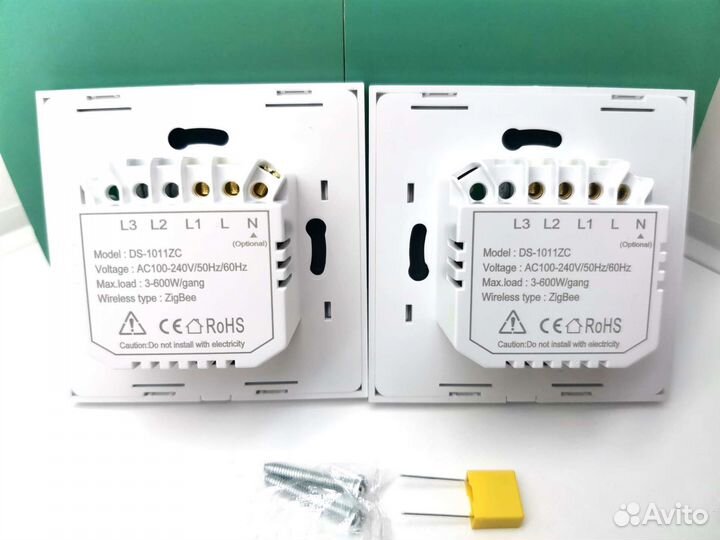 ZigBee Выключатель белыйTuya с Алисой Яндекс