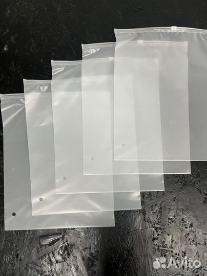 Пакеты с бегунком Zip-Lock