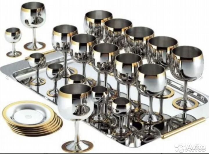 Zepter бокалы рюмки блюдца разнос