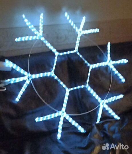 Огромные Снежинки из дюралайта