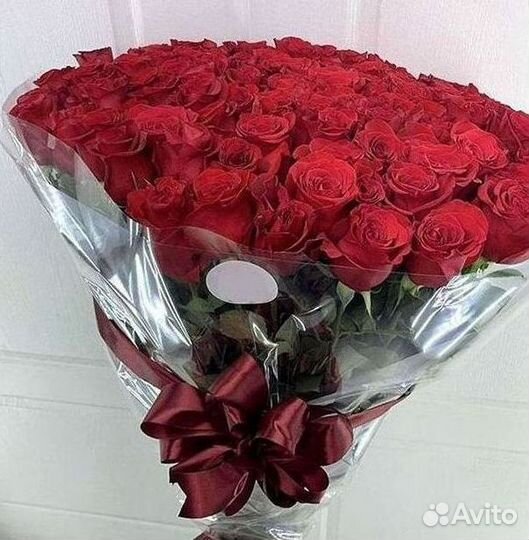 Высокие розы Доставка цветов