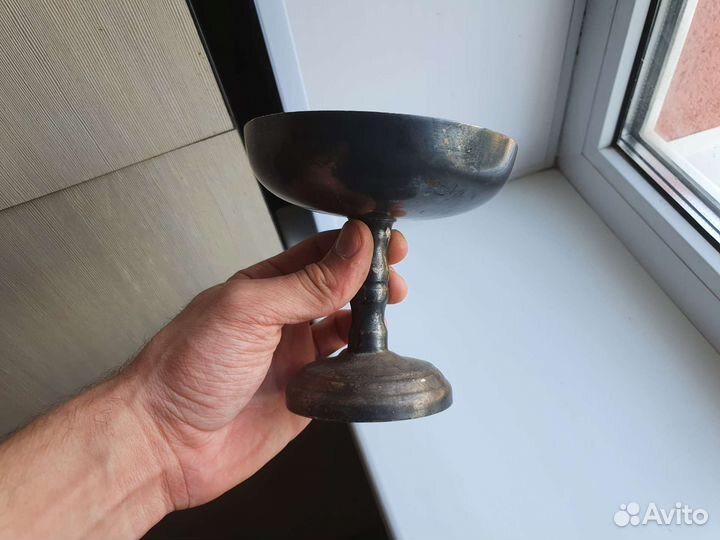 Мороженница мельхиор серебрение СССР