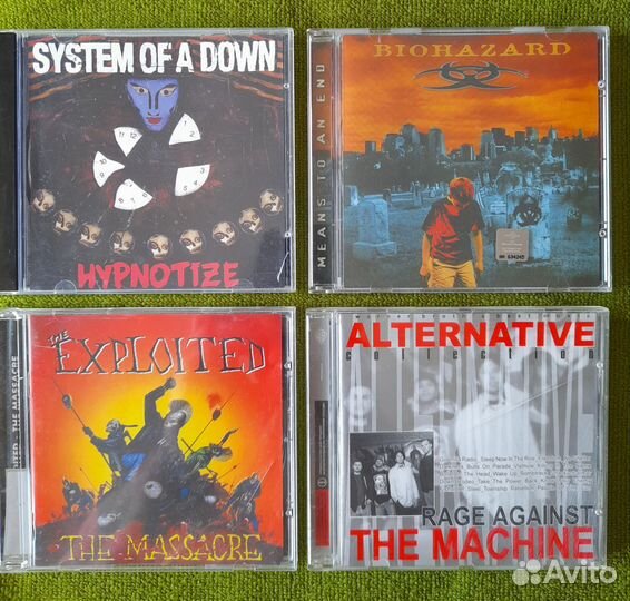 CD диски альтернатива,инди,панк,ню металл, ска