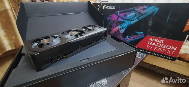 Видеокарта gigabyte aorus elite rx 6750xt