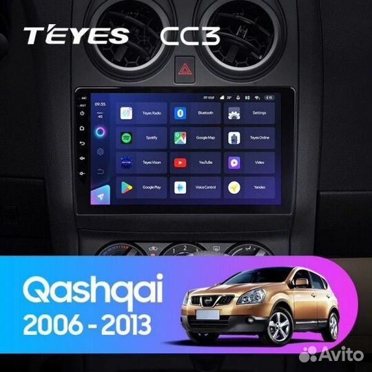 Teyes CC3 3/32 Nissan Qashqai 1 (2006-2013)
