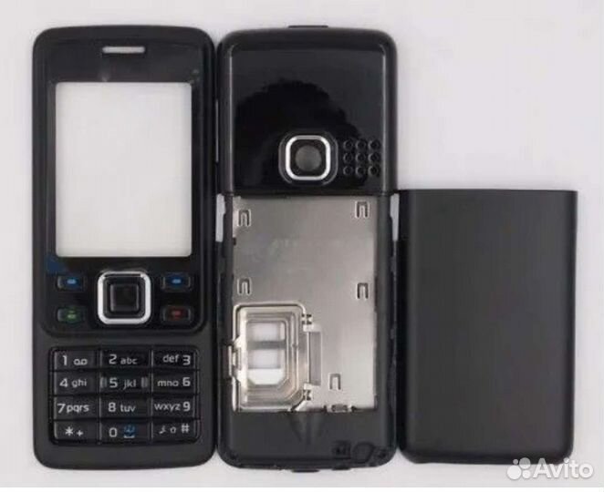 Корпус для Nokia 6300 Black (Черный)