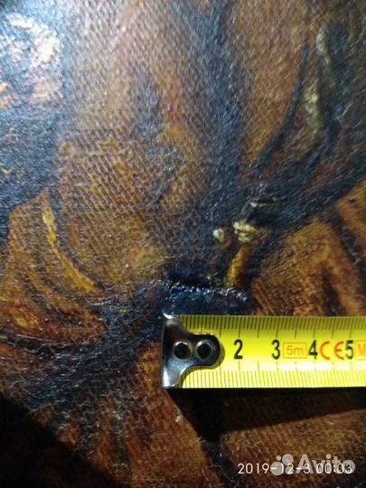 Картина Охотники на привале. Холст, масло