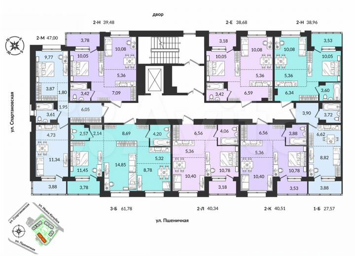 1-к. квартира, 27,6 м², 4/10 эт.