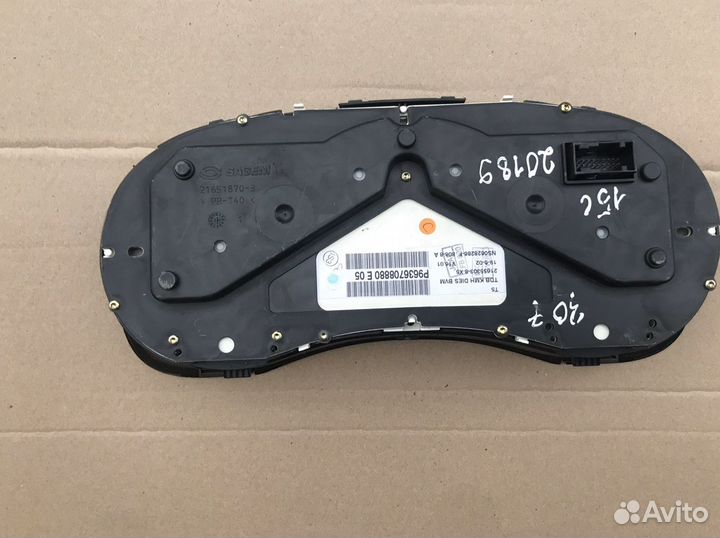 Панель приборов Peugeot 307 дизель