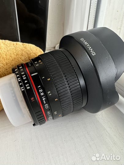 Объектив Samyang 14mm f/2.8 ED AS IF UMC для Nikon