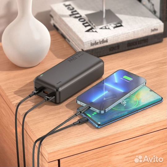 Новые QC3 внешние USB аккумулятор 30 000 mAh Hoco