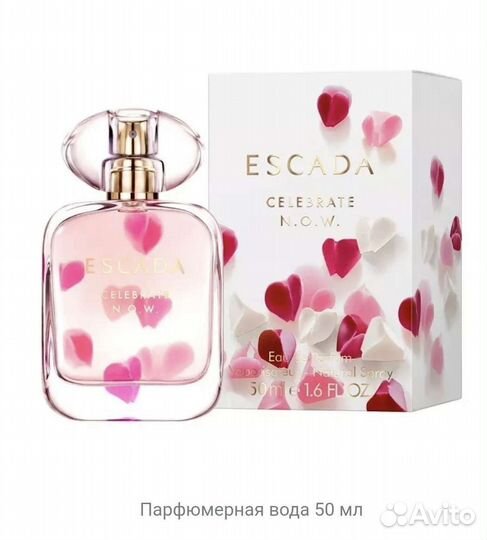 Женские духи Escada Celebrate NOW