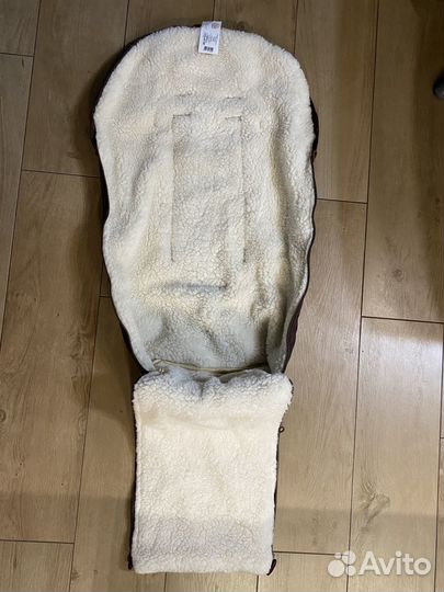 Конверт в коляску меховой Frost чудочадо шоколад