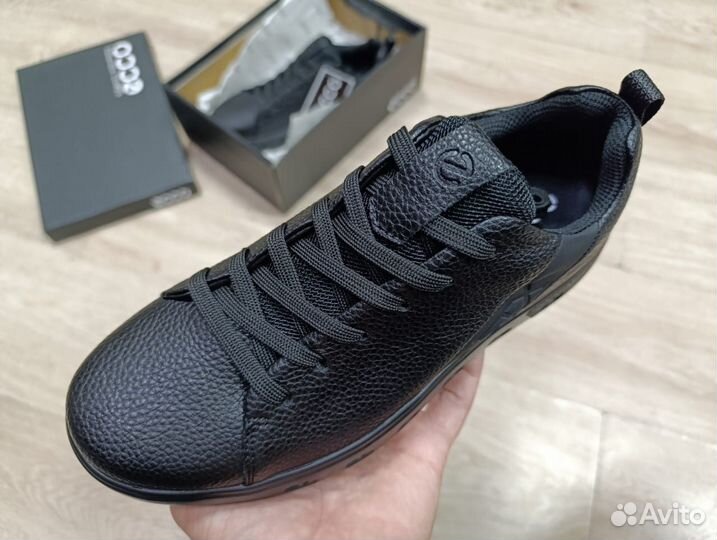 Кроссовки Ecco мужские (натуральная кожа)