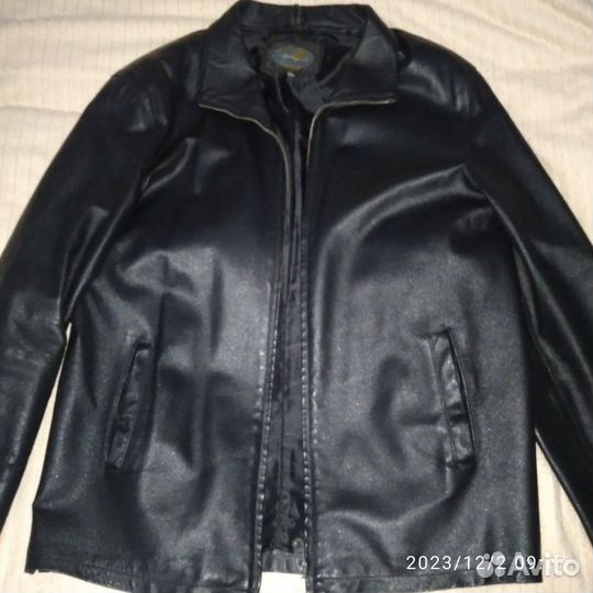 Кожаная куртка мужская