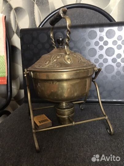 Бульотка чайник самовар латунь