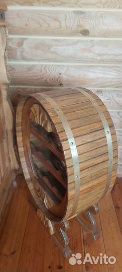 Бутылочница бар из дерева