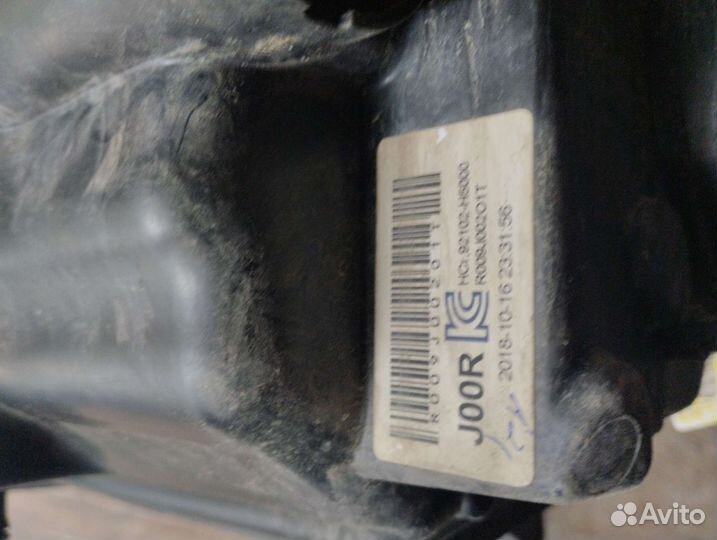 Hyundai solaris фара