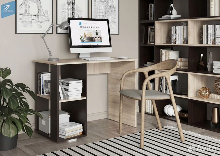 Лик-5 Письменный стол сп-5 Венге Дуб Сонома