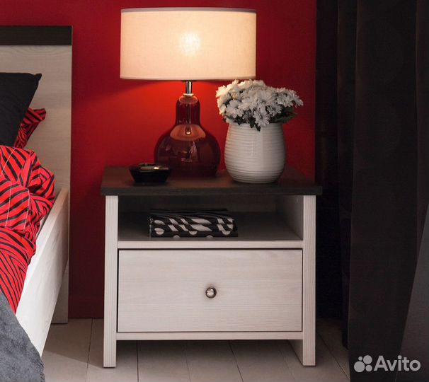 Тумба прикроватная Порто KOM1S/50 джанни,сосна лар