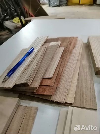 Бруски, палочки, кусочки шпона для творчества