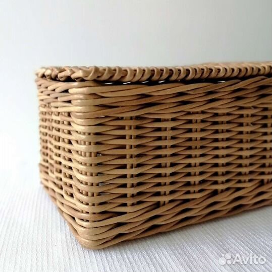 Короб плетёный для хранения, ручная работа