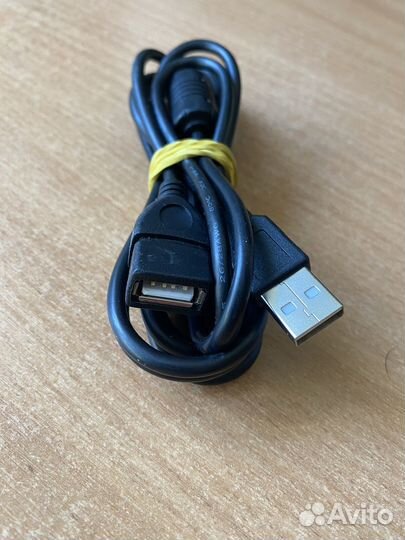 Шнур USB 2.0 папа-мама