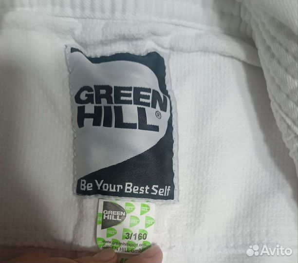 Новое Кимоно для дзюдо Green hill р. 3/160
