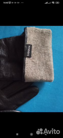 Перчатки из натуральной кожи