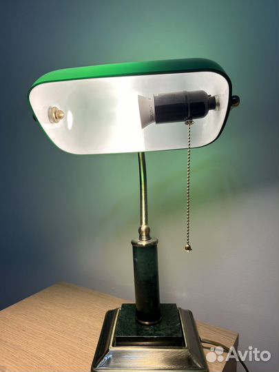 Лампа настольная банкир СССР