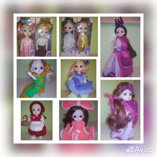 Принцесса шарнирная 16см (baboliy doll)