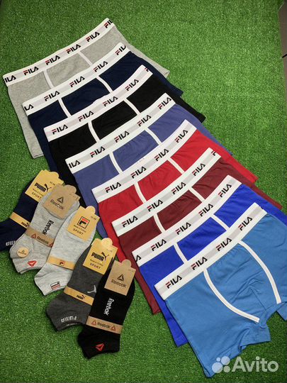 Трусы мужские боксеры fila