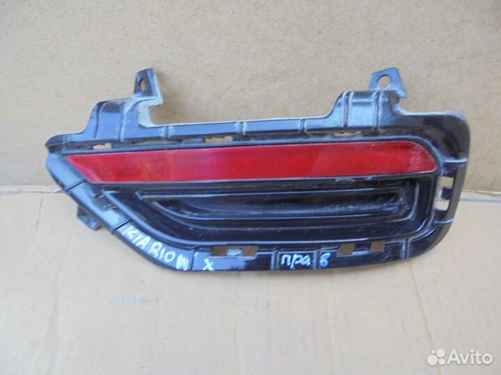 Накладка бампера заднего правая KIA RIO 4 X 2020нв