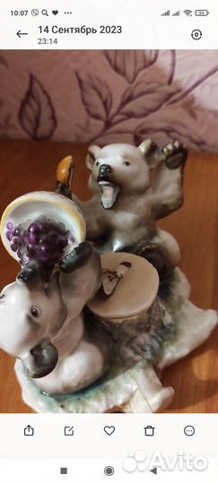 Чернильница Медвежата