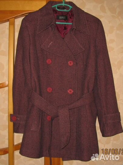 Полупальто шерсть