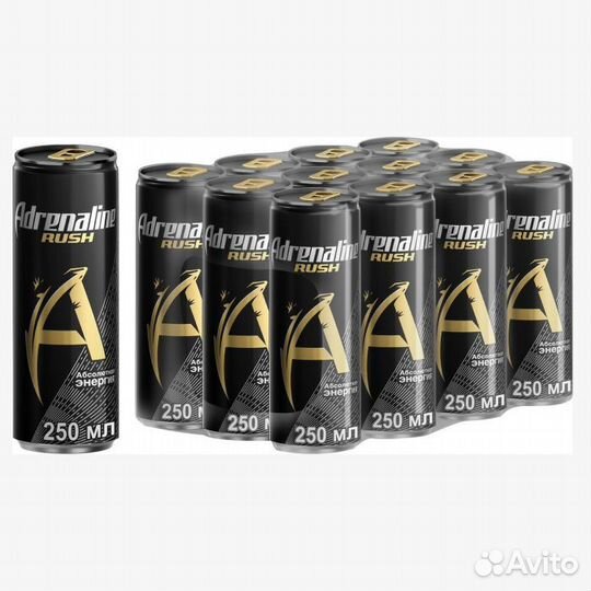 Энергетический напиток Адреналин Раш 0,25л