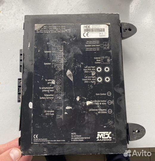 Моноблок mtx audio 421d