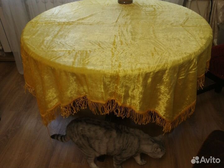 Скатерть наволочка плюш СССР