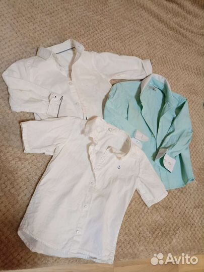 Рубашки на мальчика на рост 86-92