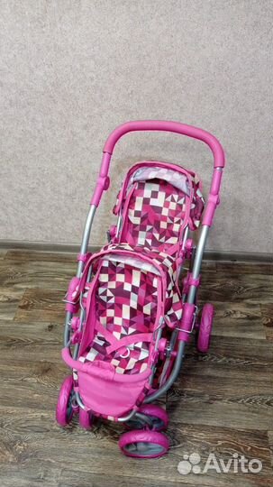 Коляска для двух кукол