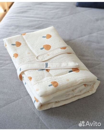 Конверт на выписку +одеяло для новорожденных