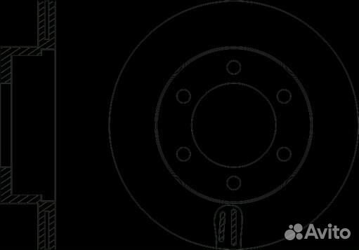 Диск тормозной nibk