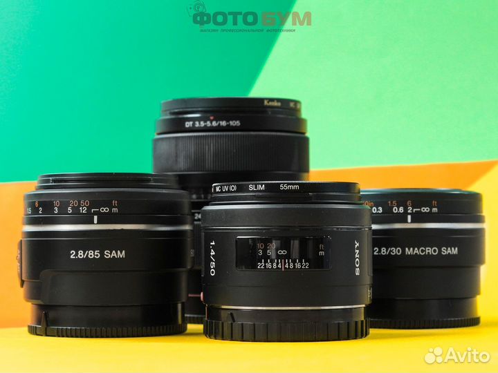 Объективы с байонетом Sony A