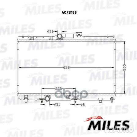 Радиатор (паяный) toyota corolla 1.3-1.8 93-02