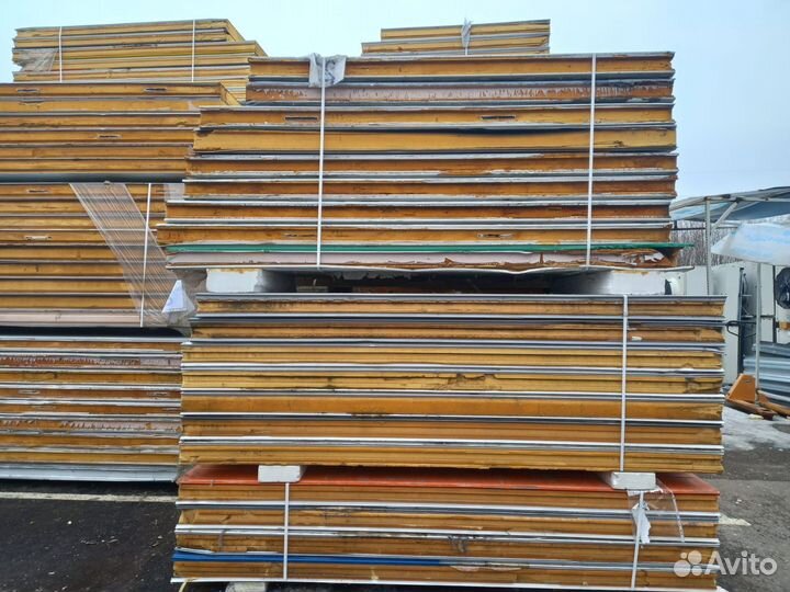Сэндвич панели бу в наличии на складе
