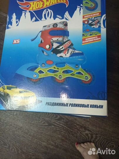 Ролики детские новые размер XS